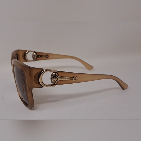 NWT Gucci Women's Sunglasses Horsebit Oversized Square GG3713/S 56mm  56-17-120 - Picture 11 of 16